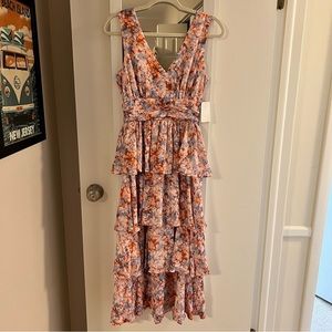 Long floral dress